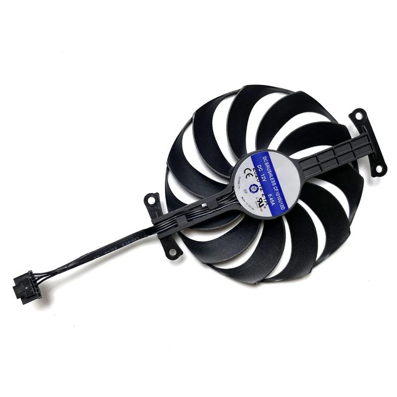 LTANDBR مروحة استبدال بطاقة الرسوميات ASUS Radeon RX6400 4GB Phoenix OC T129215BU FDC10U12D9-C CF1010U12D (CF1010U12D) - Image 3